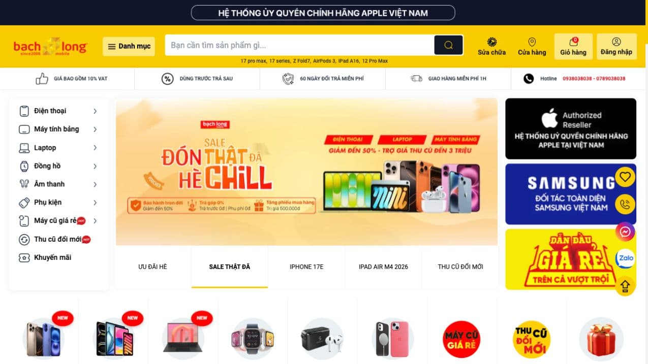 Bạch Long project screenshot